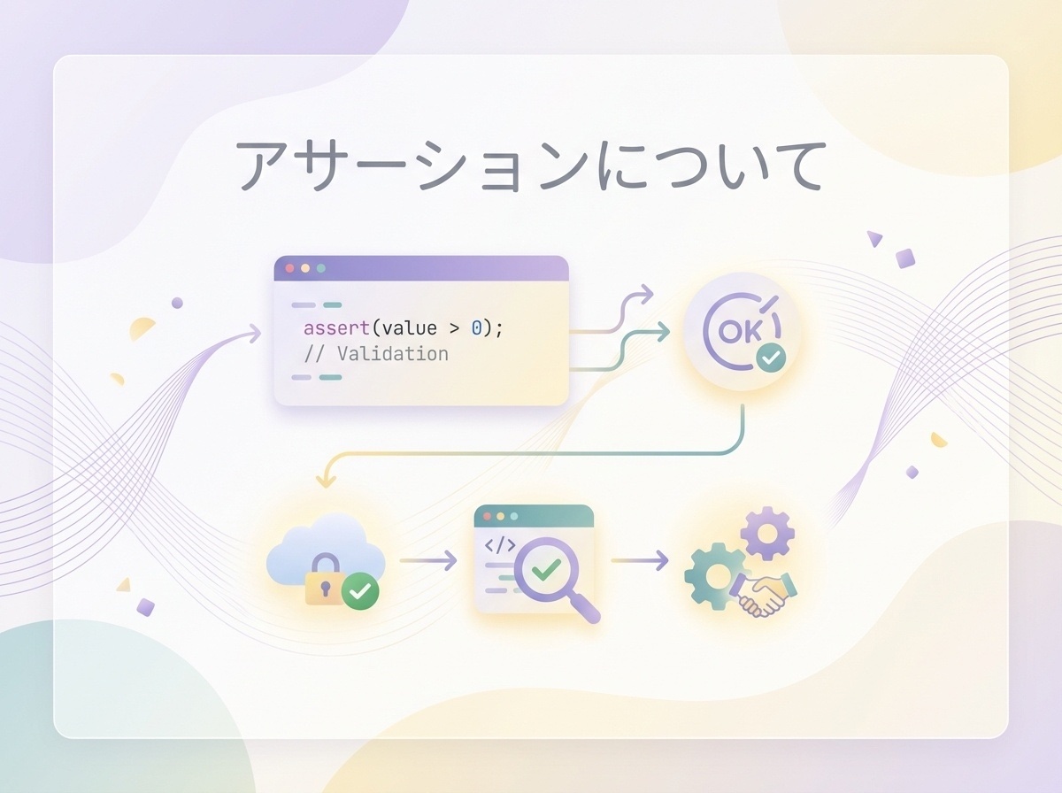 アサーション（Assertion）完全ガイド：バグを早期発見する「表明」の技術と、対人スキルとしての意味